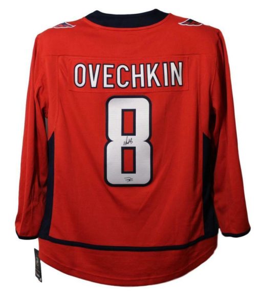 Alex Ovechkin Autographed Washington Capitals Fanatics Red XL Jersey FAN 23773