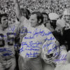1972 Miami Dolphins Autographed 16x20 Photo 21 Signatures Little JSA 23794