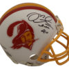 Mike Alstott Autographed/Signed Tampa Bay Buccaneers 75-96 Mini Helmet BAS 23809