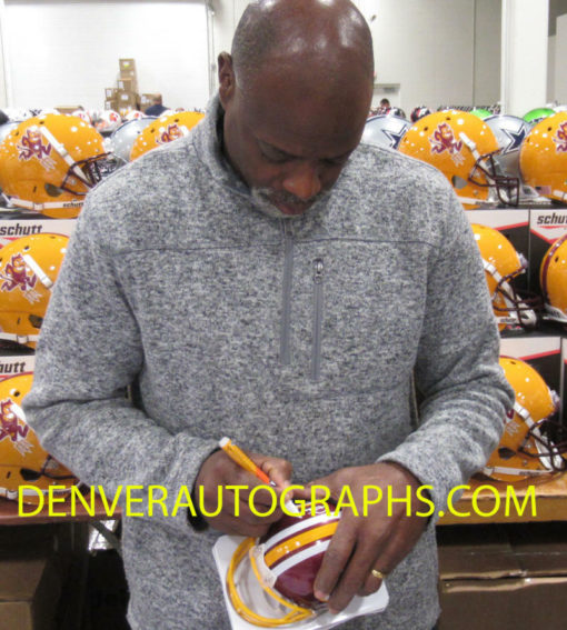 Darrell Green Autographed/Signed Washington Redskins Mini Helmet HOF JSA 23822