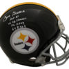 Joe Greene Autographed Pittsburgh Steelers TB Authentic Helmet 4 Insc JSA 23827