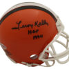 Leroy Kelly Autographed/Signed Cleveland Browns Mini Helmet HOF BAS 23837