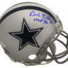 Bob Lilly Autographed/Signed Dallas Cowboys Mini Helmet HOF JSA 23845