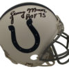 Lenny Moore Autographed/Signed Baltimore Colts Mini Helmet HOF BAS 23848