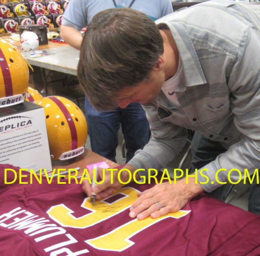 Jake Plummer Autographed/Signed Arizona State XL Red Jersey BAS 23851