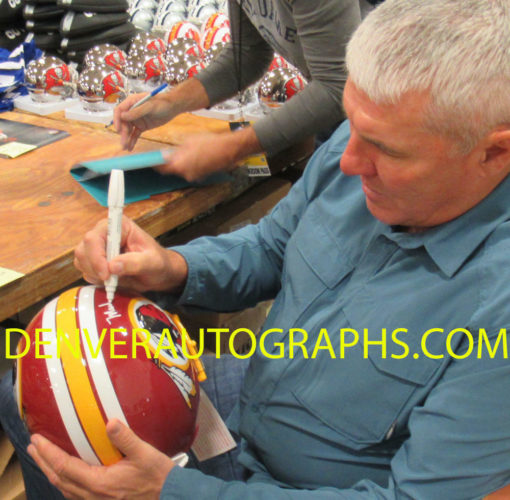 Mark Rypien Autographed/Signed Washington Redskins Replica Helmet MVP JSA 23857