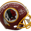 Washington Redskins QB Signed Authentic Helmet Rypien Theismann +1 JSA 23861
