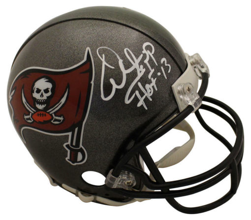 Warren Sapp Autographed/Signed Tampa Bay Buccaneers Mini Helmet JSA 23868