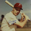 Richie Ashburn Autographed Philadelphia Phillies 16x20 Photo HOF BAS 23905