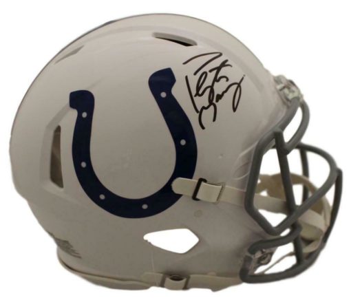 Peyton Manning Autographed Indianapolis Colts Authentic Speed Helmet FAN 23923