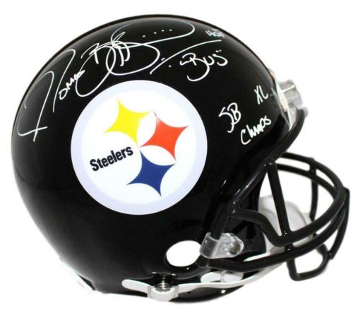 Jerome Bettis Autographed Pittsburgh Steelers Authentic Helmet 3 Insc BAS 23927