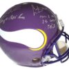 Randy Moss & Cris Carter Signed Minnesota Vikings Authentic Helmet JSA 23935