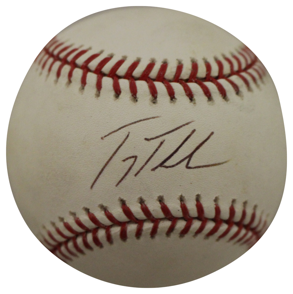 Troy Tulowitzki Autographed/Signed Colorado Rockies OML Baseball BAS 27554