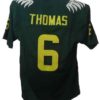 Deanthony Thomas Unsigned Oregon Ducks Green XL Jersey 40002