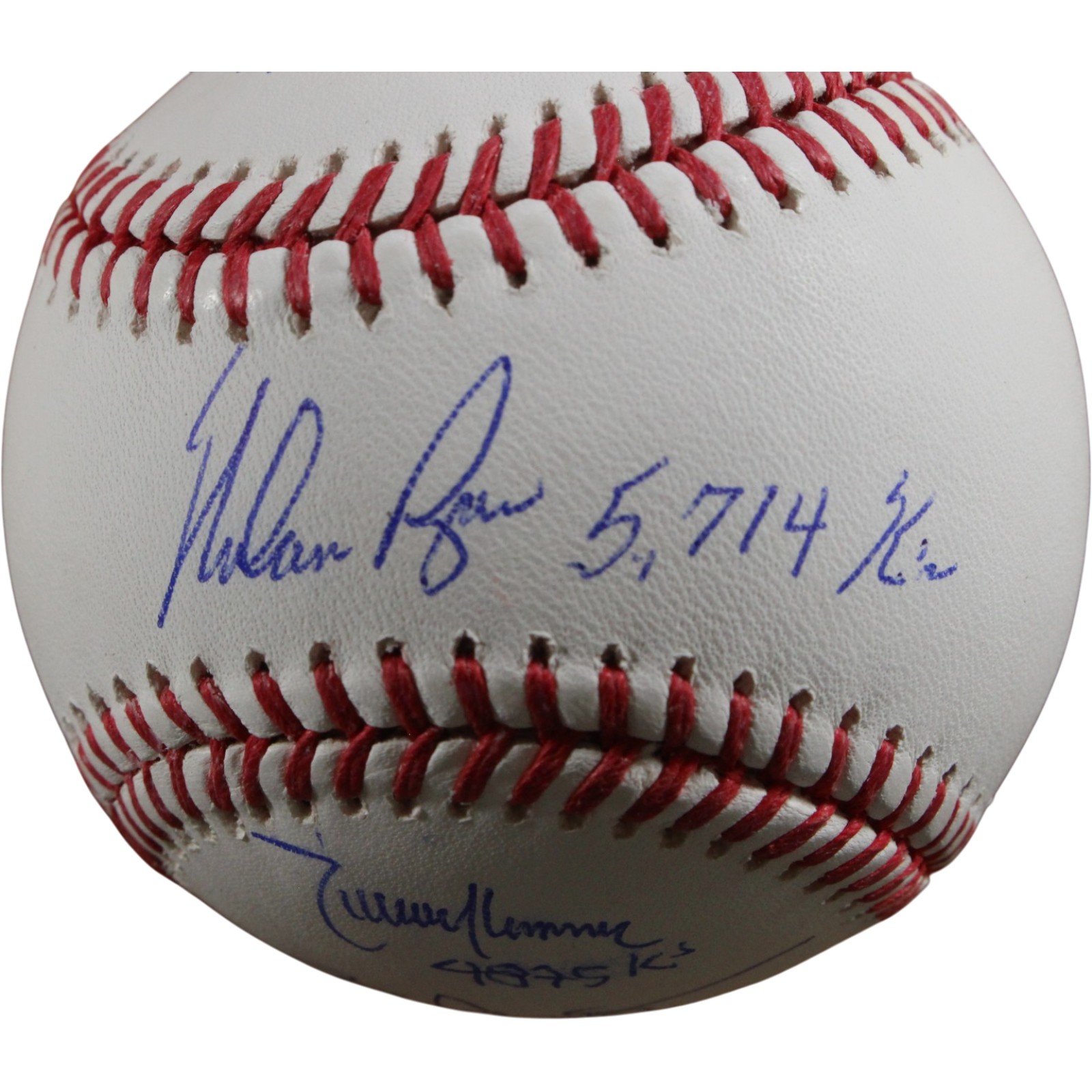 4000 K's Autographed OML Baseball Ryan Johnson Clemens Carlton Beckett 57265