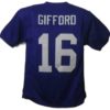 Frank Gifford Unsigned New York Giants Size XL Blue Jersey 40015