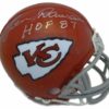 Len Dawson Autographed/Signed Kansas City Chiefs Mini Helmet HOF 87 JSA 11015