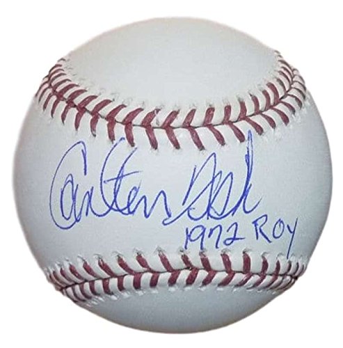 Carlton Fisk Autographed/Signed Boston Red Sox OML Baseball ROY JSA 11272