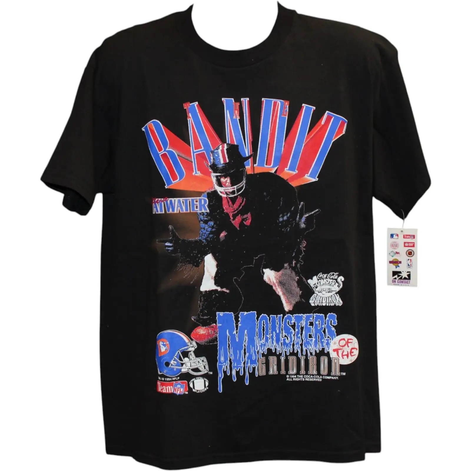 Steve Atwater Denver Broncos Monsters of the Gridiron Shirt Size Large 58360