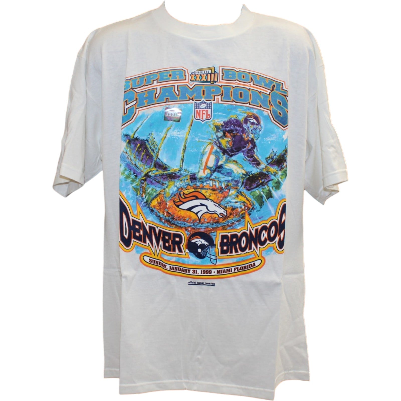 Denver Broncos SB XXXIII Champions Starter Locker Room Shirt Size XL 58362
