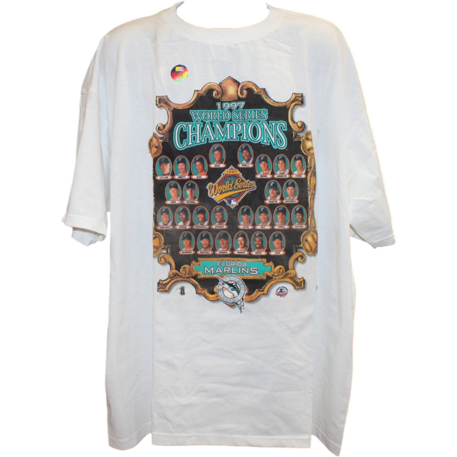 Florida Marlins 1997 World Series Champions Shirt Size XXL 58378