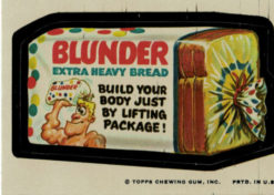 1973 Topps Blunder Bread Series 2 Wacky Packages 80036