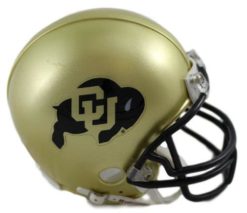 Colorado Buffaloes Unsigned Riddell Mini Helmet 80111