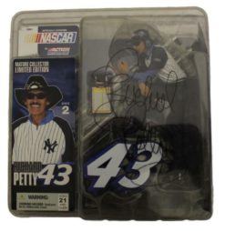 Richard Petty Autographed NASCAR Mcfarlane New York Yankees Series 2 JSA 80181