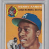 Hank Henry Aaron 1954 Topps #128 Milwaukee Braves PSA EX 5 Rookie Card 24829