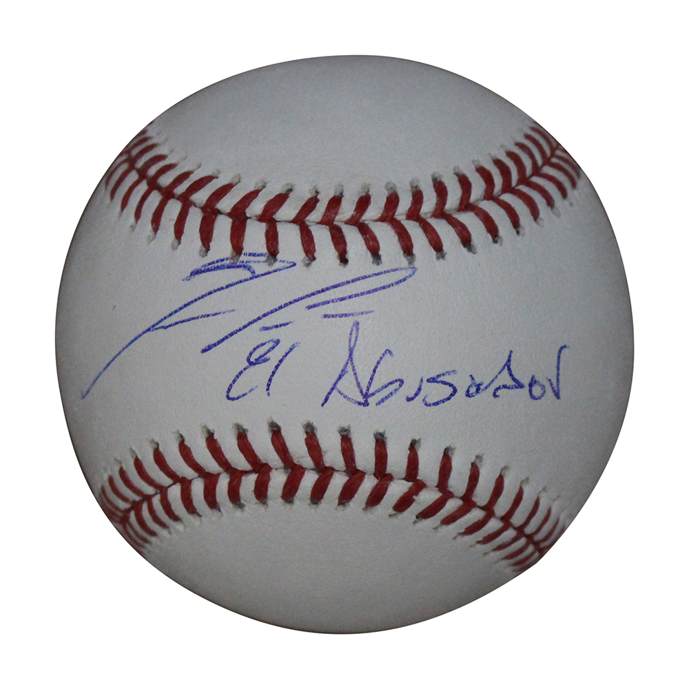 Ronald Acuna Autographed Atlanta Braves OML Baseball El Abusador BAS 31660