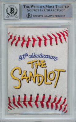 Brandon Adams Signed Card The Sandlot 20 Anniv. Beckett 10 Auto