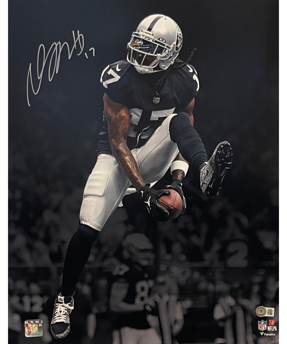Davante Adams Autographed Las Vegas Raiders 16x20 Photo Beckett 