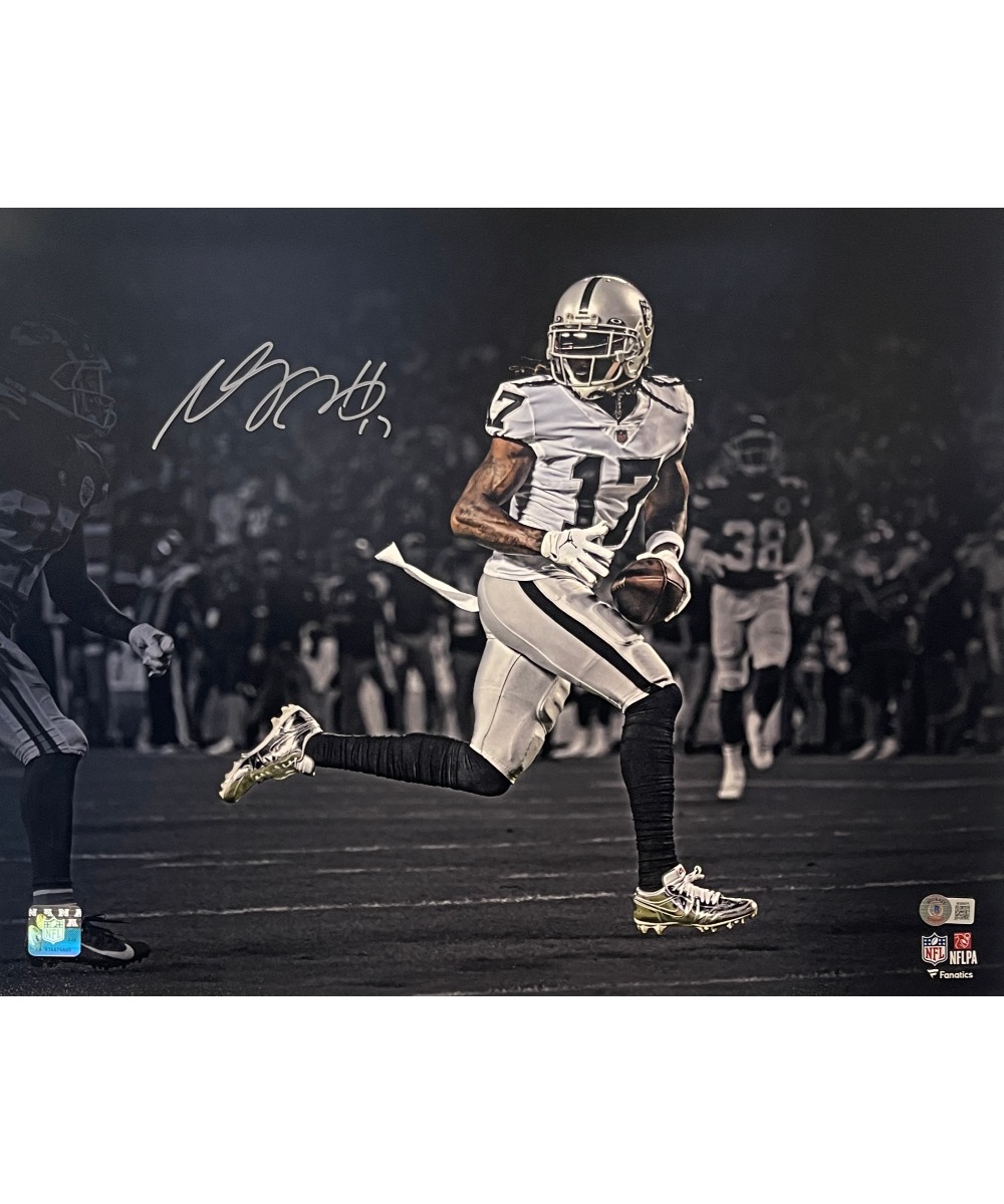 Davante Adams Autographed Las Vegas Raiders 16x20 Photo Beckett 