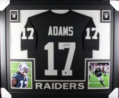 Davante Adams Signed Pro Style Framed Black XL Jersey Beckett