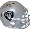 Davante Adams Autographed Las Vegas Raiders F/S Speed Helmet Beckett