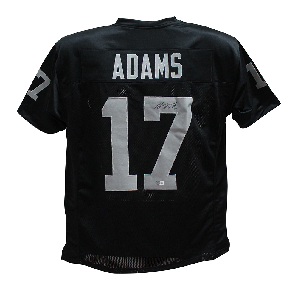 Davante Adams Autographed/Signed Pro Style Black XL Jersey Beckett