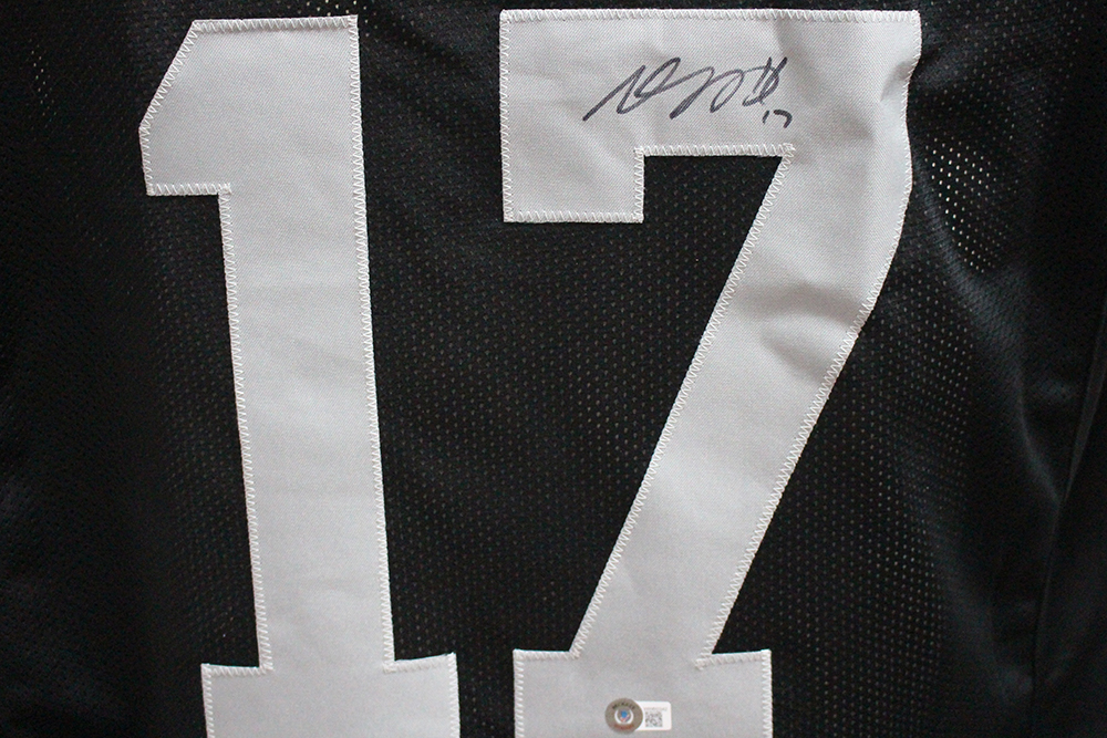 Davante Adams Autographed/Signed Pro Style Black XL Jersey Beckett