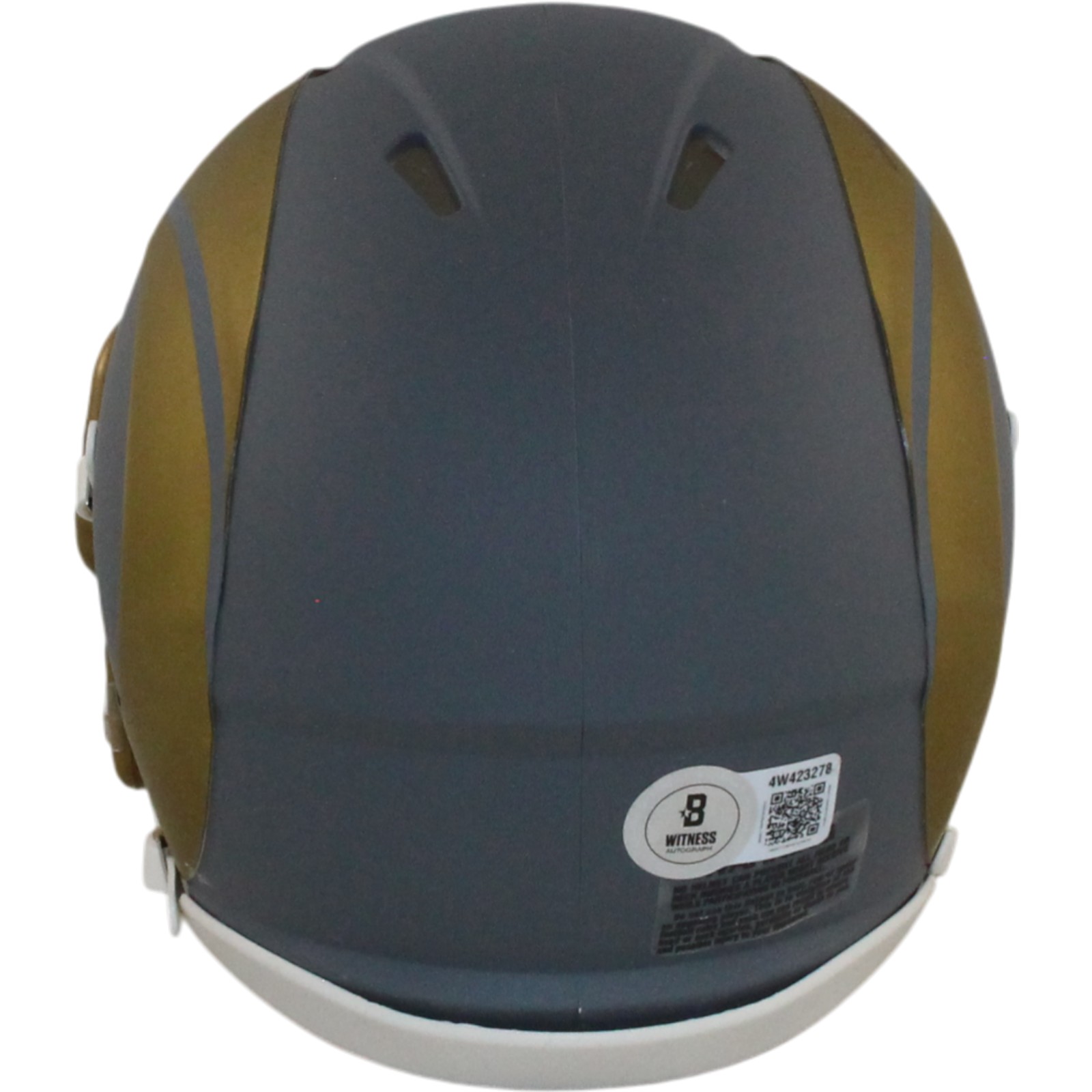 Davante Adams Autographed Los Angeles Rams Slate Mini Helmet Beckett WIT 55040 3 Davante Adams Autographed Los Angeles Rams Slate Mini Helmet Beckett WIT 55040