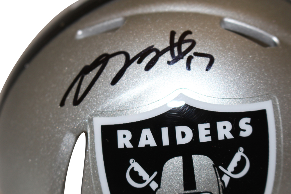 Davante Adams Autographed Las Vegas Raiders Speed Mini Helmet Beckett