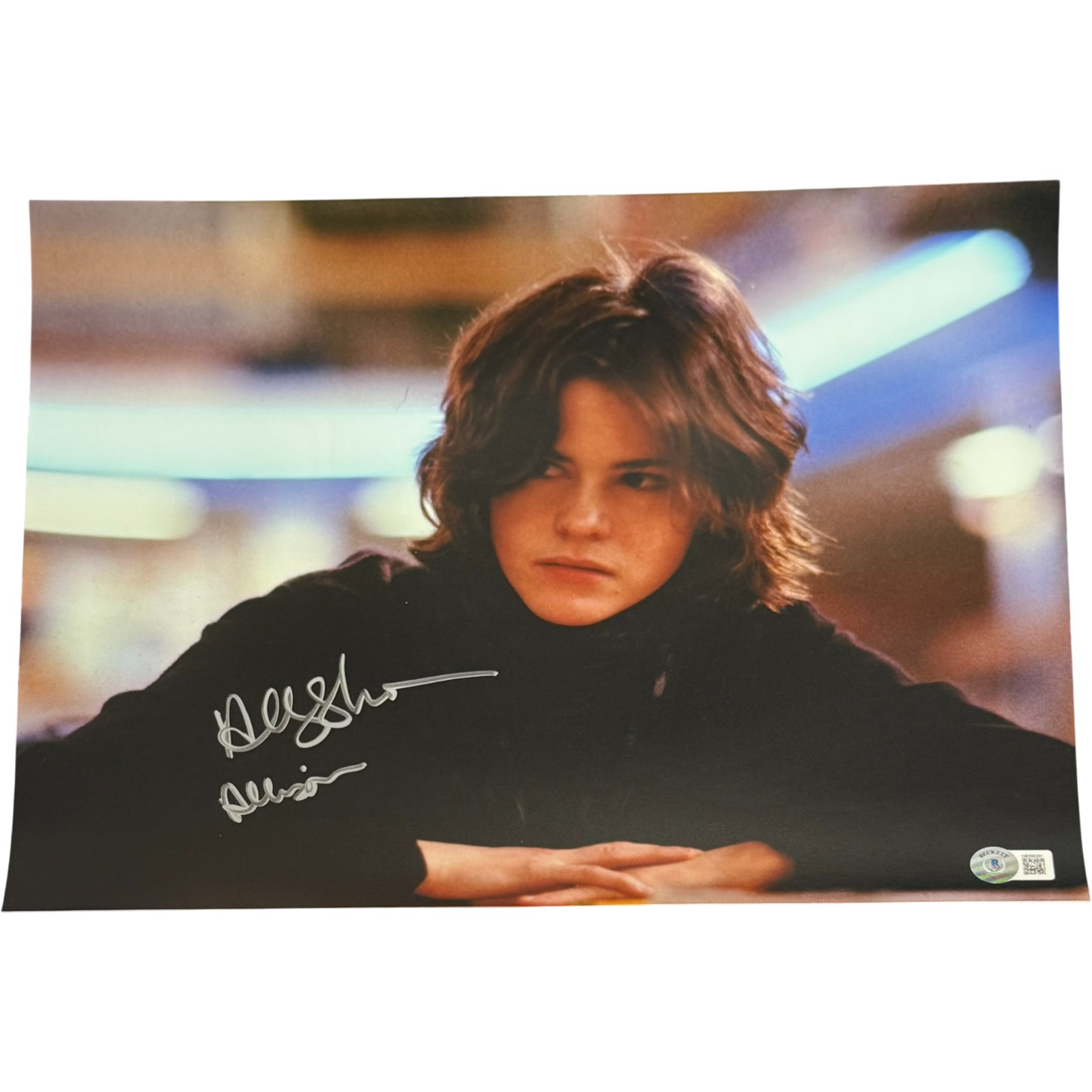 Ally Sheedy Autographed The Breakfast Club 11x14 Photo Allison Beckett 54364