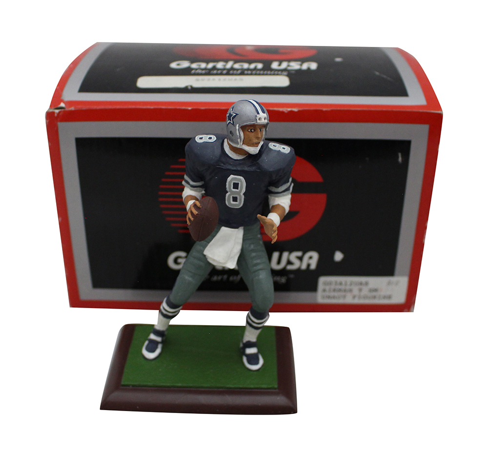 Troy Aikman Dallas Cowboys Gartlan Collectible Figurine Denver Autographs