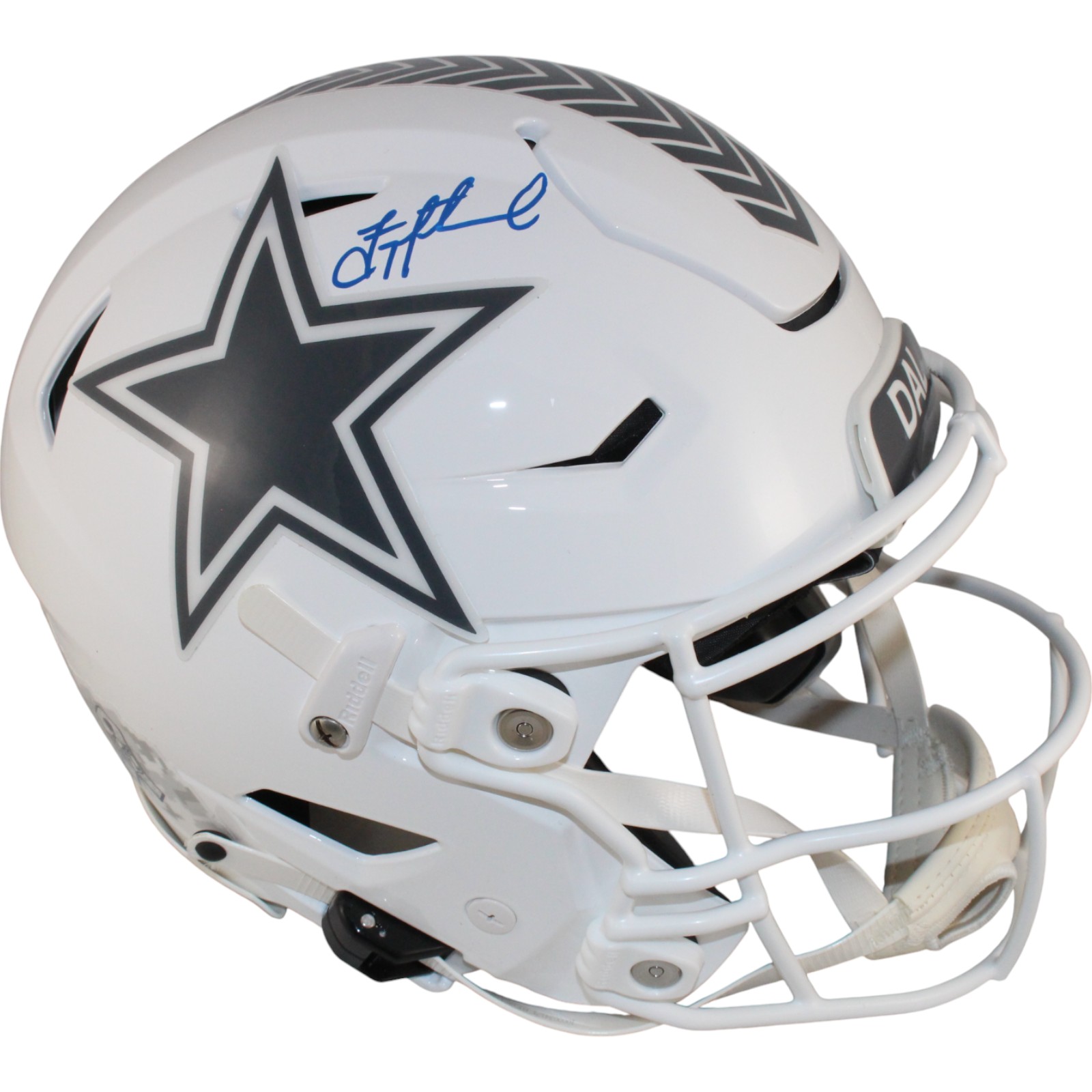 Troy Aikman Autographed Dallas Cowboys 24 STS SpeedFlex Helmet Fanatics 50319