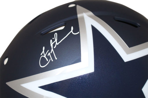 Troy Aikman Autographed/Signed Dallas Cowboys Authentic AMP Helmet BAS 26549