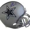 Troy Aikman Autographed/Signed Dallas Cowboys Replica Helmet HOF BAS 24196