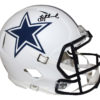 Troy Aikman Autographed Dallas Cowboys Authentic Flat White Helmet BAS 26547