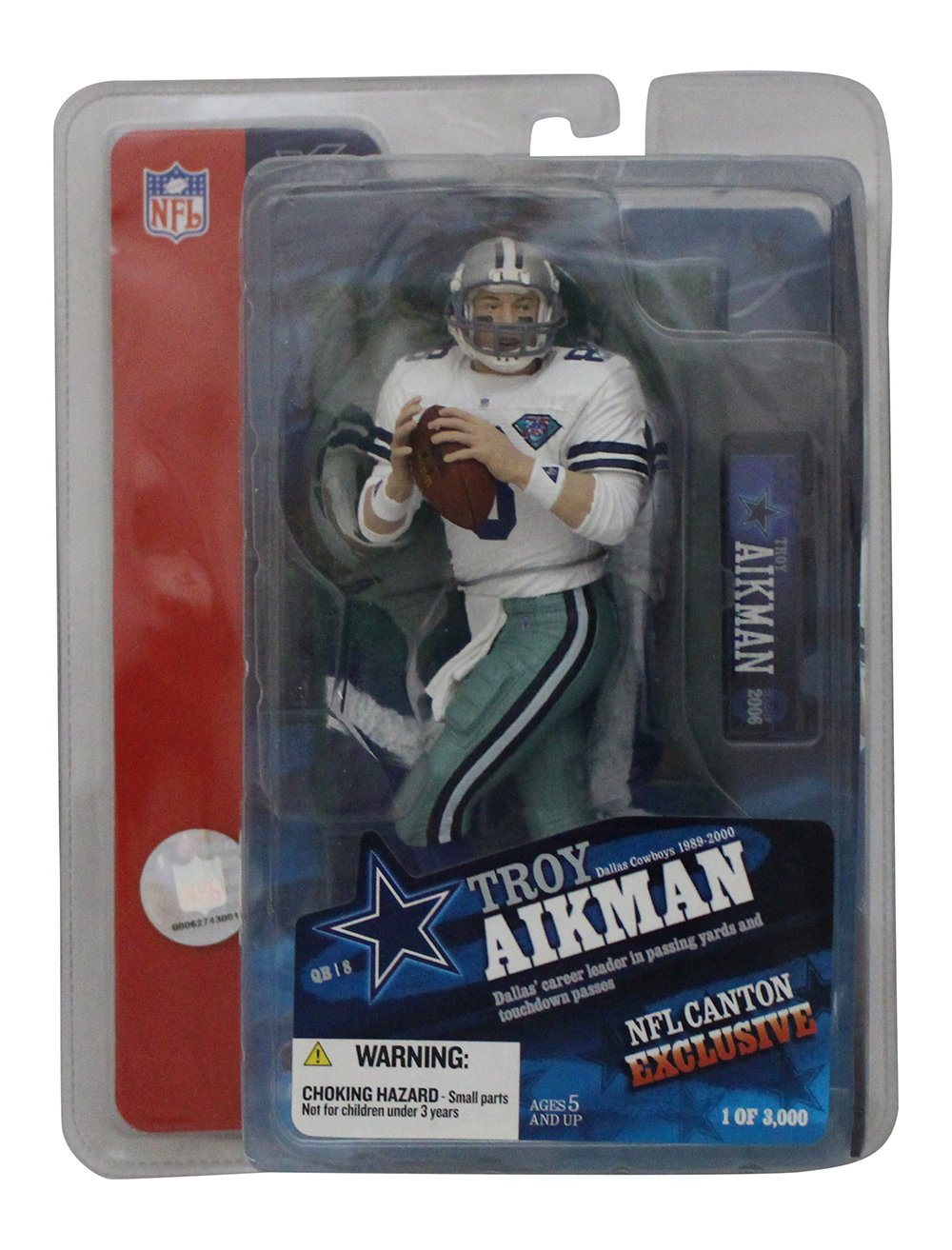 Troy Aikman Dallas Cowboys 2006 Canton Exclusive McFarlane Figure