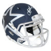 Troy Aikman Autographed/Signed Dallas Cowboys AMP Mini Helmet BAS 26551