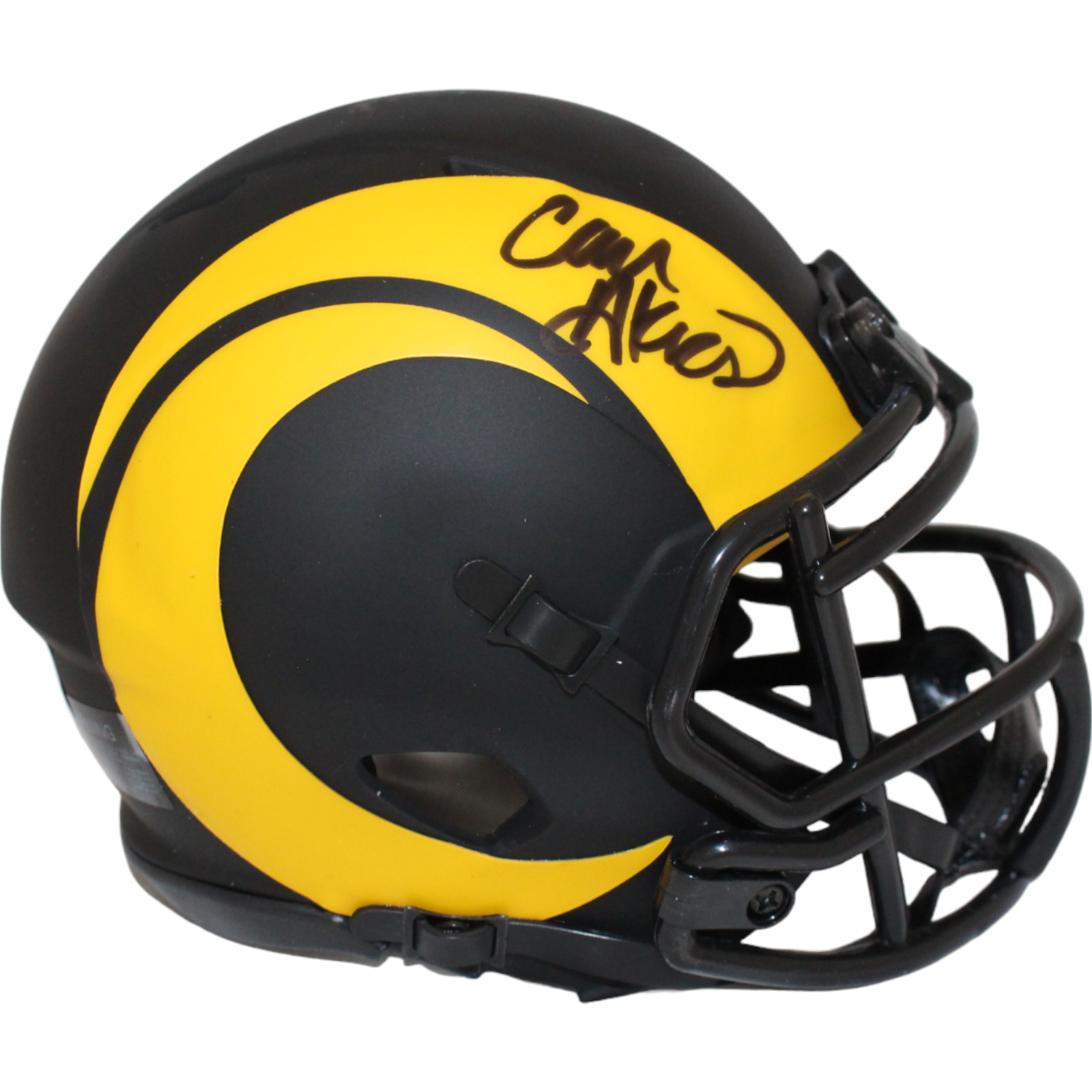 Cam Akers Signed Los Angeles Rams Eclipse Mini Helmet Beckett