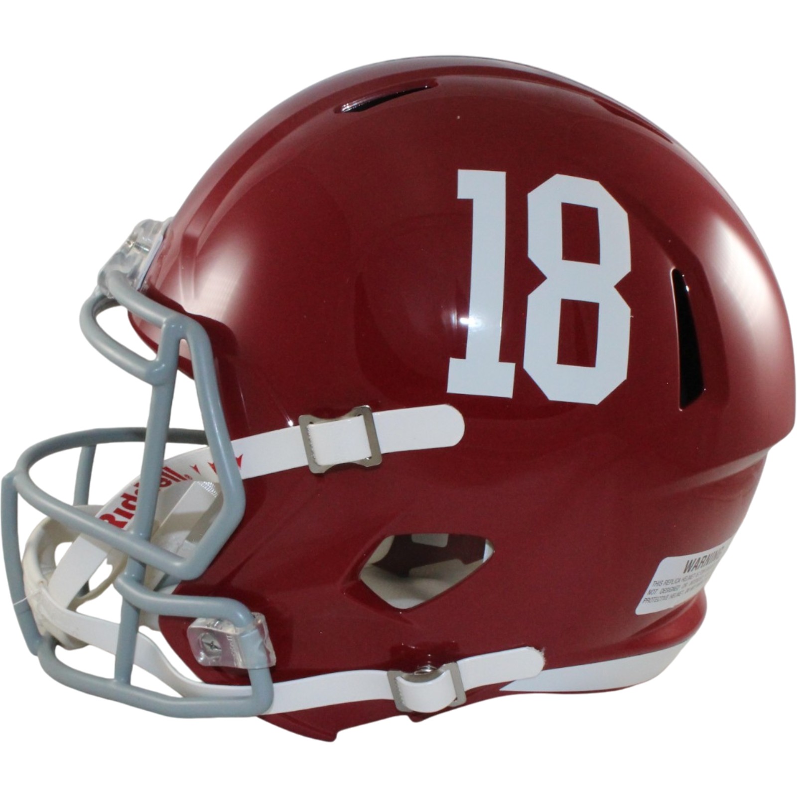 Alabama Crimson Tide Full Size Replica Helmet Riddell New In Box 39588 3 Alabama Crimson Tide Full Size Replica Helmet Riddell New In Box 39588