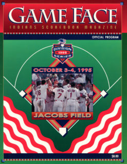 1995 ALDS Program Cleveland Indians vs Boston Red Sox